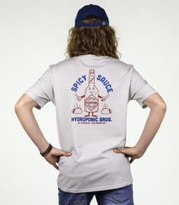Hydroponic SPICY SAUCE USED PEARL SS T-SHIRT-L - HYDROPONIC - T-shirt SS