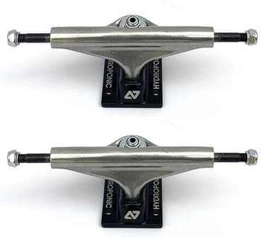 HYDROPONIC SILVER BLACK SKATE TRUCKS 5.5 - HYDROPONIC - צירים לסקייטבורד