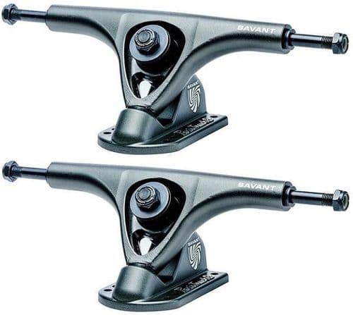PARIS SAVANT 165mm 50º Longboard Trucks GUNMETAL GREY - PARIS - צירים לסקייטבורד