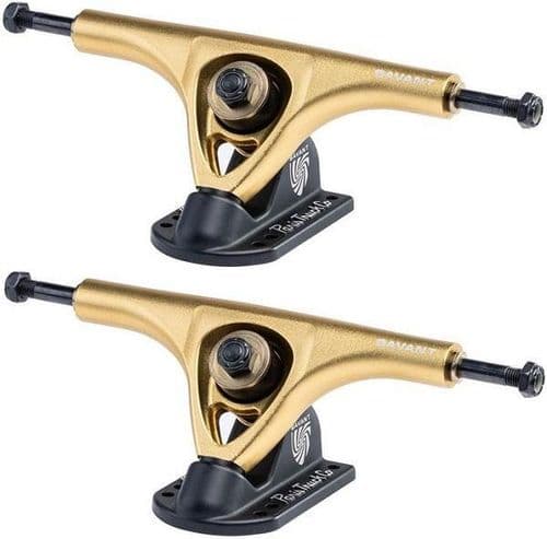PARIS SAVANT 165mm 50º Longboard Trucks GLD/BLK - PARIS - צירים לסקייטבורד