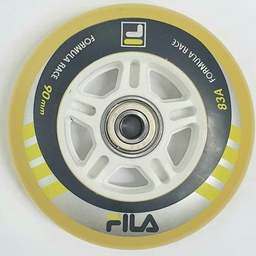 סט של 8 גלגלים כולל מיסבים וספייסרים FILA 90MM 83A WHEELS 8PACK פילה - Fila - גלגלים לרולרבליידס