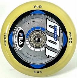 גלגלים סט של 8 כולל מיסבים וספייסרים FILA LANTICULAR 100MM 84A פילה - Fila - גלגלים לרולרבליידס