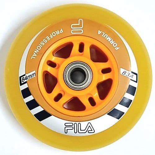 גלגלים סט של 8 כולל מיסבים FILA 84mm 83A פילה - Fila - גלגלים לרולרבליידס