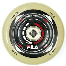 סט של 10 גלגלים כולל מיסבים וספייסרים FILA LANTICULAR 90MM 83A WHEEL 10 PACK SET פילה - Fila - גלגלים לרולרבליידס