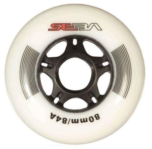 גלגלים סט של 4 SEBA 80MM 84A - SEBA - גלגלים לרולרבליידס
