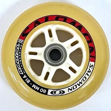 גלגל עם מיסבים SALOMON RADIAL 80MM 81A 688 - Salomon - גלגלים לרולרבליידס
