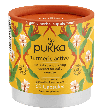 כורכום אקטיב אורגני | 60 כמוסות | פוקה | PUKKA