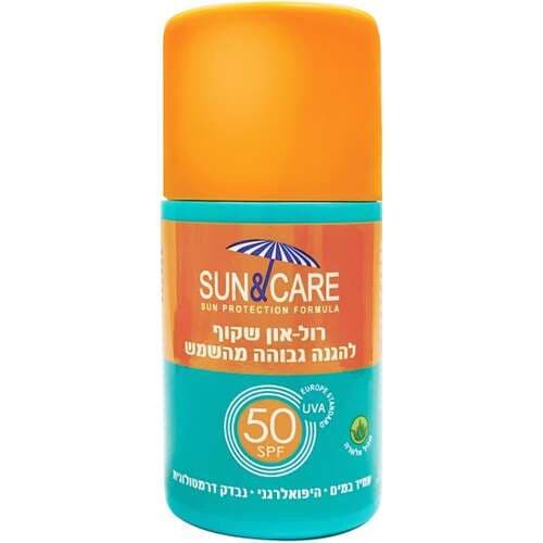 רול-און | להגנה מהשמש | SPF50 UVA | נפח 60 מל