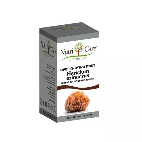 רעמת האריה הריסיום | מכיל 60 כמוסות