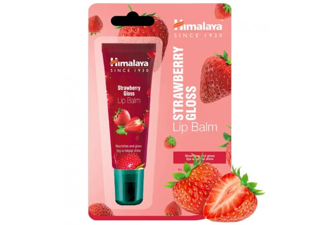 שפתון מזין ומבריק תות בשפופרת 10 גרם הימלאיה