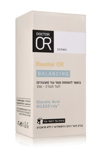 בוסטר להפחתת פגמי עור פצעונים | לעור מעורב- שמן | מכיל 30 מל | BOOSTER OR BALANCING | דר עור | Doctor Or