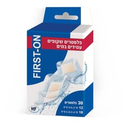 פלסטרים שקופים עמידים במים- 30 יח