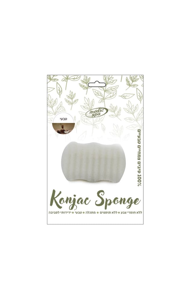ספוג קונגאק טבעי לגוף