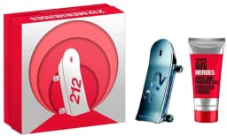 קרולינה הררה 212 הירוס מארז 2 חלקים אדט לגבר 90 מל + ג'ל רחצה 100 מל