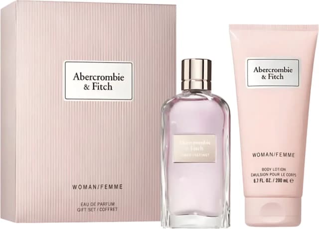 מארז לאישה אברקומבי ABERCROMBIE FIRST INSTINCT 100 ML EDP BODY LOTION 200 ML