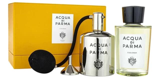 מארז 2 חלקים אקווה דה פארמה קולוניה אדק יוניסקס 180 מל + בקבוק מילוי