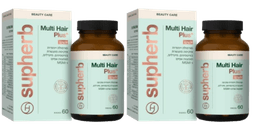 Multi Hair Plus | מולטי אייר פלוס | נשים | 120 כמוסות | מבצע זוג | סופהרב | SUPHERB