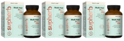 Multi Hair Plus | מולטי אייר פלוס | נשים | 180 כמוסות | מבצע שלישייה | סופהרב | SUPHERB