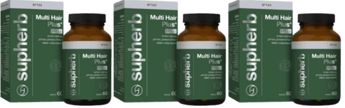 Multi Hair Plus | מולטי אייר פלוס | גברים | מכיל 180 כמוסות | מבצע שלישייה | סופהרב | SUPHERB