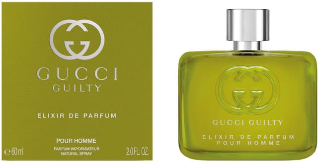 בושם לגבר גוצי GUCCI GUILTY ELIXIR 60 ML PARFUM