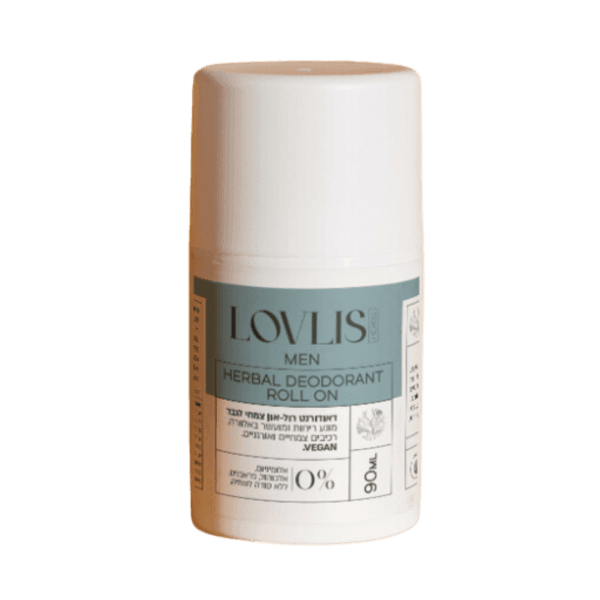 דאודורנט לגבר צמחי ללא אלומיניום