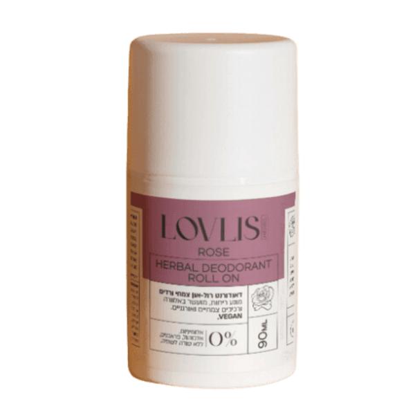 דאודורנט ורדים צמחי ללא אלומיניום