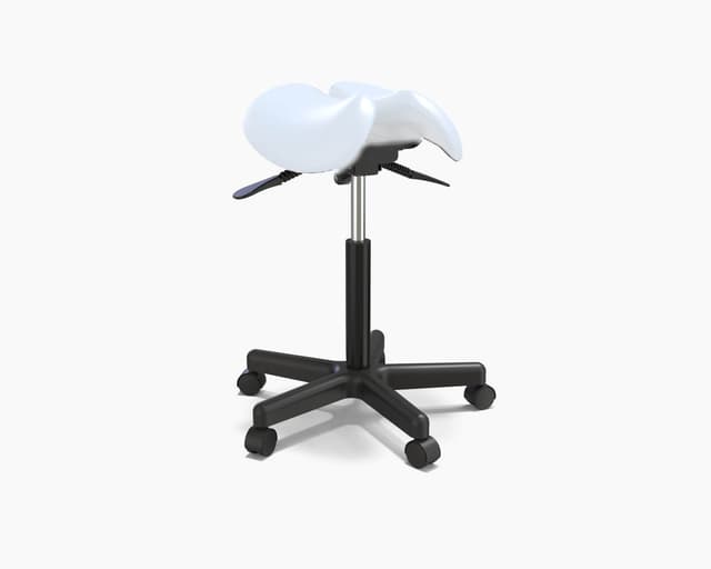 כיסא אוכף ארגונומי | צבע לבן |