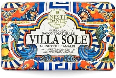 Nesti Dante | סבון מוצק | villa sole | תפוז ועלי הדס מהאמלפי | 250 גרם