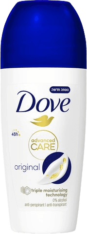 דאודורנט | רול און אורגינל | 50 מל | בעל טכנולוגיית לחות משולשת | עד 48 שעות של הגנה