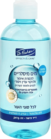 אפקטיב קר | מים מיסלריים | לכל סוגי העור להסרת איפור | מכיל 380 מל |