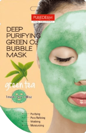 מסכת בועות תה ירוק |