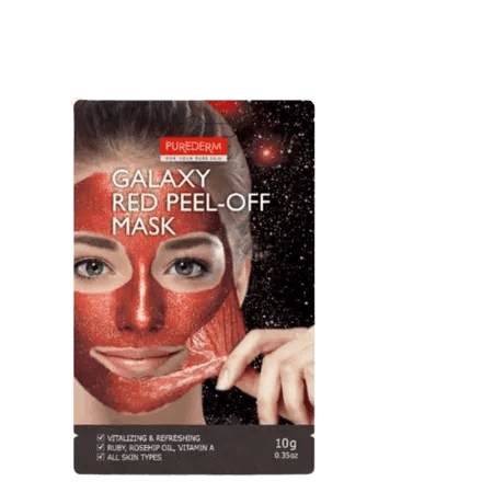 מסכת פילינג מתקלפת בצבע אדום | GALAXY MASK |
