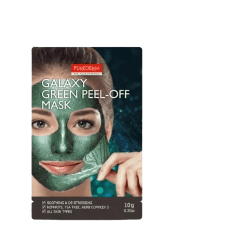 מסכת פילינג מתקלפת בצבע ירוק | GALAXY MASK |