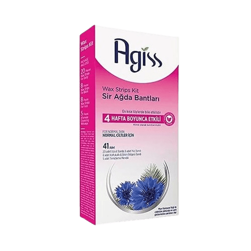 רצועות ווקס להסרת שיער מהגוף והרגליים | לעור רגיל |