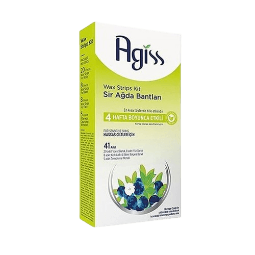 רצועות ווקס להסרת שיער מהגוף והרגליים | לעור רגיש |