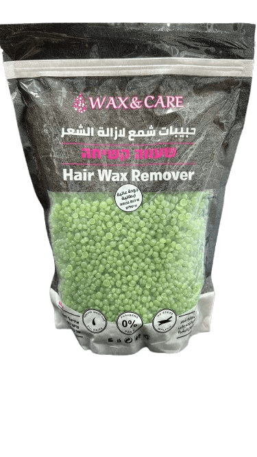WAX CARE | פתיתי שעווה קשיחה | ירוק | מכיל 800 גרם |