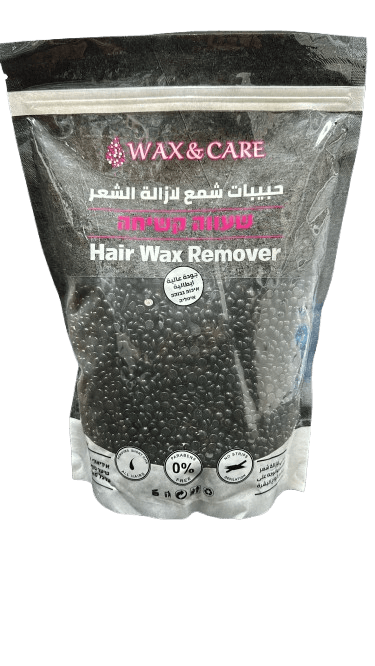 WAX CARE | פתיתי שעווה קשיחה | שחור | מכיל 800 גרם |