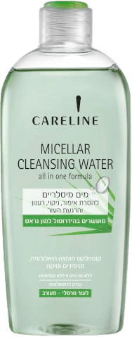 מי פנים מיסיליריים להסרת איפור | לעור נוורמלימעורב | 400 מל | CARELINE