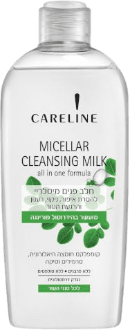חלב פנים מיסיליירי | לכל סוגי העור | 400 מל | CARELINE