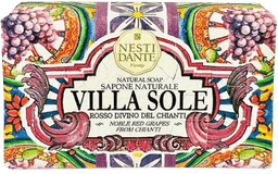 VILLA SOLE | סבון טבעי עם תמציות | ענבים אדומים אצילים מטוסקנה | 250 גרם |