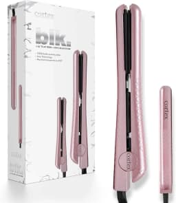 זוג מחליקי שיער צבע ורוד