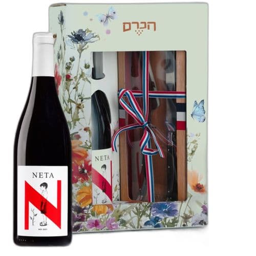 מארז נטע אדום + פלטה לחיתוך עוגה