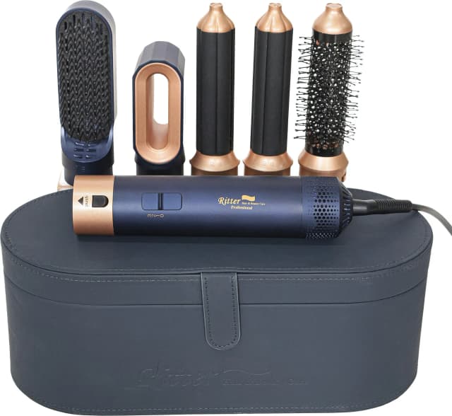 מייבש שיער חשמלי בעל 5 ראשים לייבוש, החלקה וסלסול השיער - ריטר