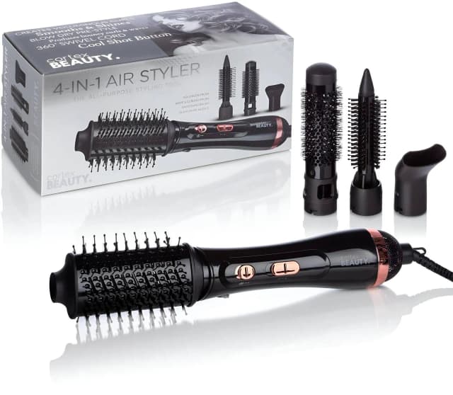 מברשת חשמלית לשיער - לעיצוב, החלקה, סלסול וייבוש - 4 פעולות במכשיר 1 אייר סטיילר - קורטקס