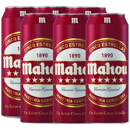 שישייה בירה פחית מאהו 5 סטארס - 500 מ"ל