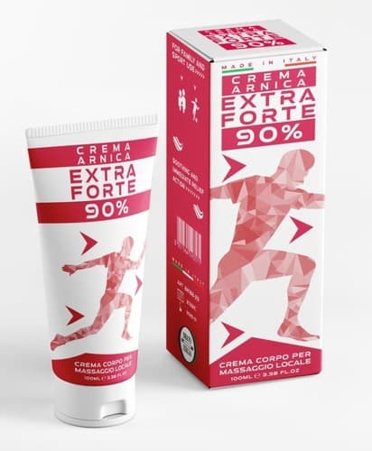קרם ארניקה אקסטרה פורטה 90 | CREMA ARNICA EXTRA FORTE 90 | מכיל 100 מל | ברנד איטליה