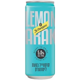 שוופס קוקטייל לימונערק פחית - 330 מל