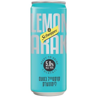 שוופס קוקטייל לימונערק פחית - 330 מל