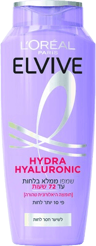 אלביב - שמפו הידרה היאלורונית | Hydra Hyaluronic | ממלא את השיער בלחות | עד 72 שעות | מכיל 500 מל |