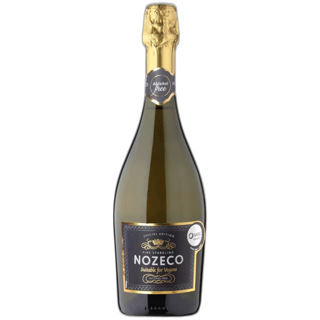 יין מבעבע נוזקו לבן ללא אלכוהול - 750 מל